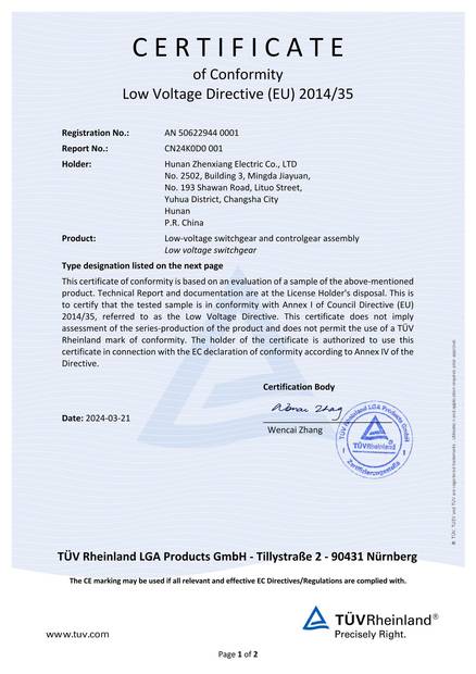 CE certificate