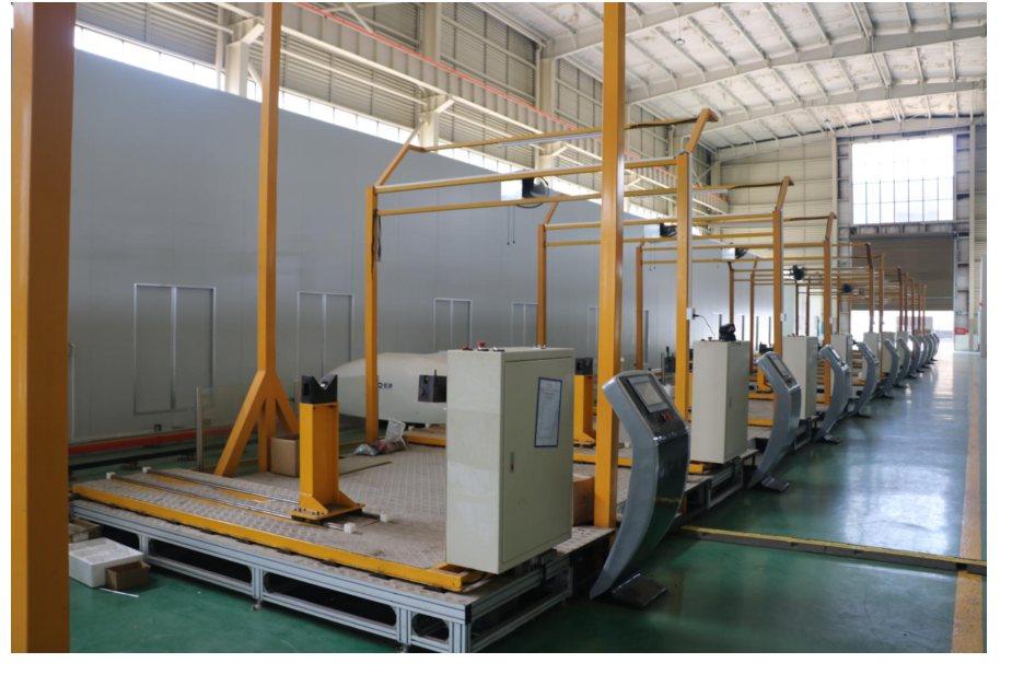 Factory testing before delivery