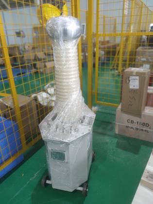AC/DC high-voltage test transformer